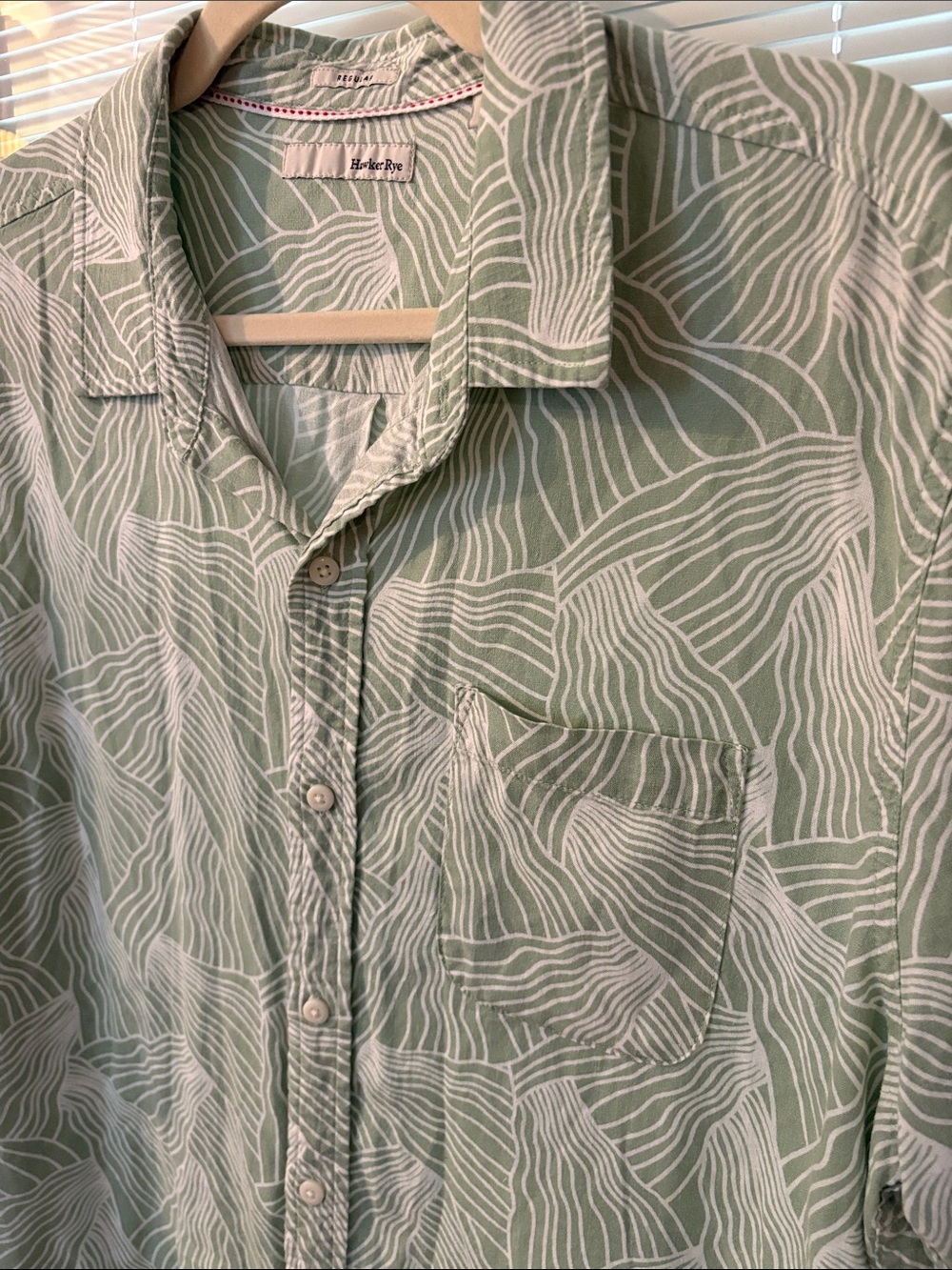 Hawker Rye short sleeve button up